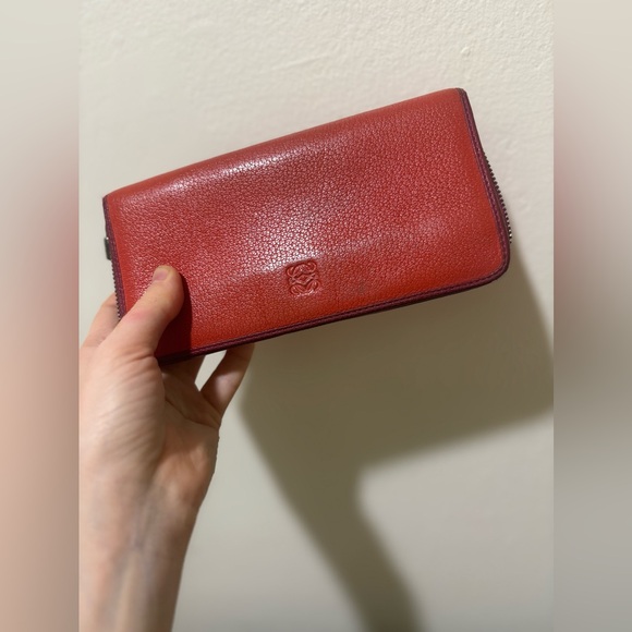 Loewe Fuchsia Leather Long Wallet - Picture 7 of 12